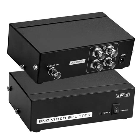 bnc video distribution box|4 port bnc splitter.